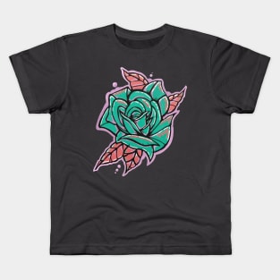 graffiti rose Kids T-Shirt